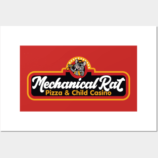 Mechanical Rat Pizza & Child Casino Posters and Art